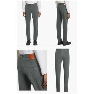 Zegna Roccia City Fit Stretch Cotton Pants Size 32
